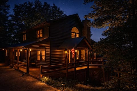 Property building, Night, Mountain view