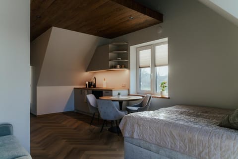 Kitchen or kitchenette, Bedroom