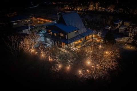 Property building, Night, Bird's eye view