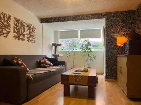 Cerca del centro de Coyoacán, Departamento planta baja con jardín Apartment in Mexico City