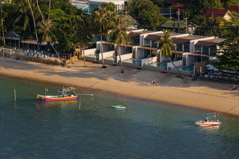 Property building, Bird's eye view, Balcony/Terrace, Beach, Sea view