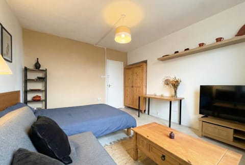 Bed, TV and multimedia, Living room, Evening entertainment