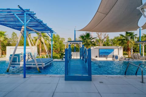 Patio, Pool view