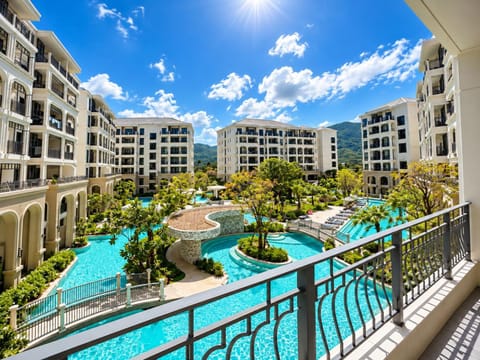 Patio, Balcony/Terrace, Pool view, Swimming pool, sunbed