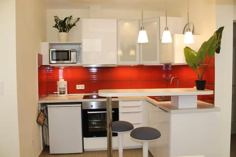 Kitchen or kitchenette, dishwasher, oven, stove, toaster