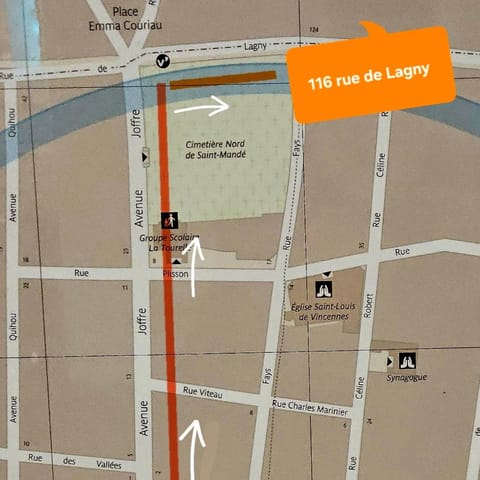 Petit nid près de Paris à 300 mètres du métro ligne 1 Apartment in Vincennes