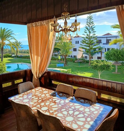 Balcony/Terrace, Dining area, Garden view, Pool view, Sea view
