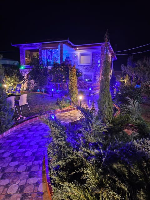 Property building, Night, Garden view