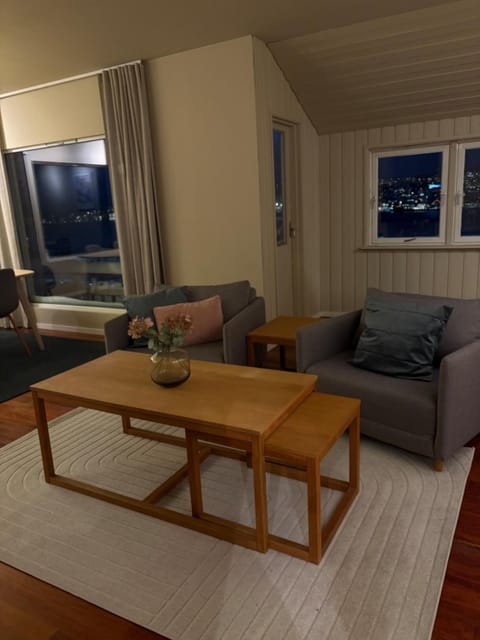 Iconic City skyline Views by Arctic Cathedral, 5BR Home Apartment in Tromso