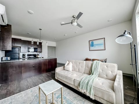 Kitchen or kitchenette, Living room, Photo of the whole room, Dining area