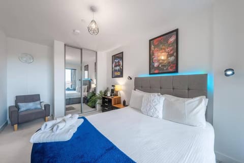 Bed, Decorative detail, Bedroom, hair dryier, wardrobe