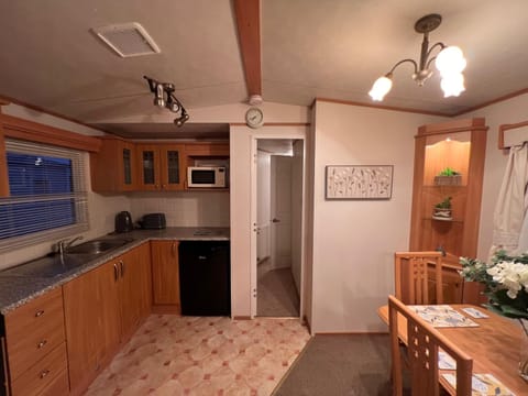 Kitchen or kitchenette, minibar, oven, stove