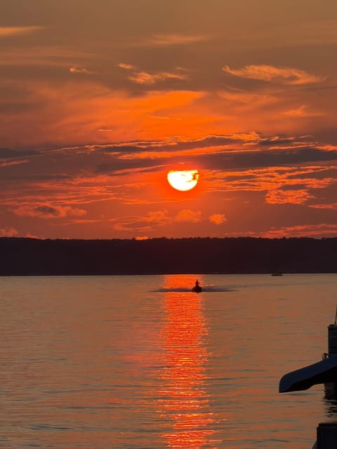 Lake view, Lake view, Sunset