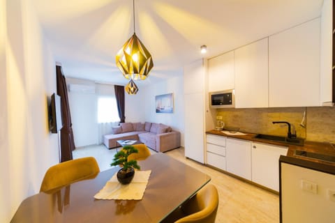 Kitchen or kitchenette, Dining area, stove