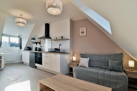 Kitchen or kitchenette, Living room