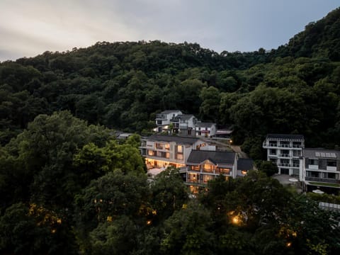 Natural landscape, Bird's eye view, Mountain view