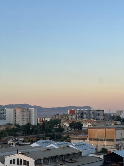 Day, City view, Mountain view