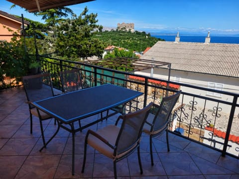 Patio, Day, Natural landscape, View (from property/room), Balcony/Terrace, Sea view