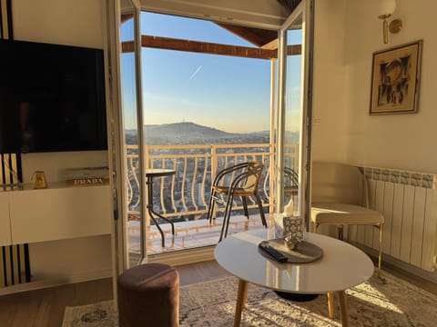 View (from property/room), Balcony/Terrace, Living room