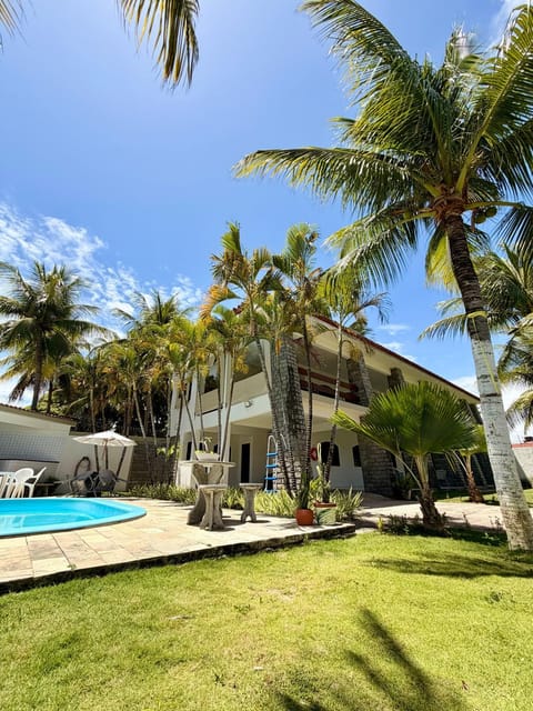 Property building, Facade/entrance, Garden, Swimming pool