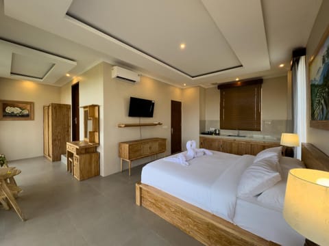 Bedroom, air conditioner