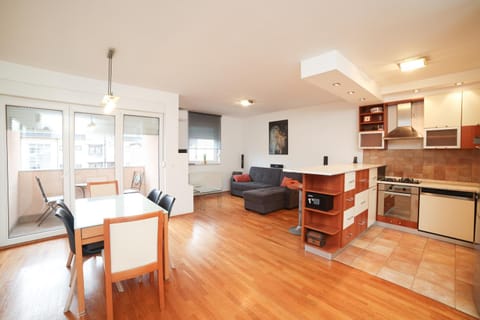 Kitchen or kitchenette, Living room, Seating area, Dining area, stove, kitchen