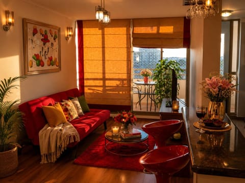 Natural landscape, Balcony/Terrace, Living room, Seating area, Dining area