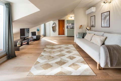 Communal lounge/ TV room, Living room, air conditioner