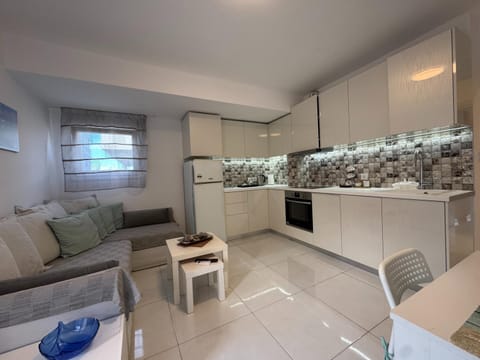 Kitchen or kitchenette, Living room, Dining area, dishwasher, oven, stove