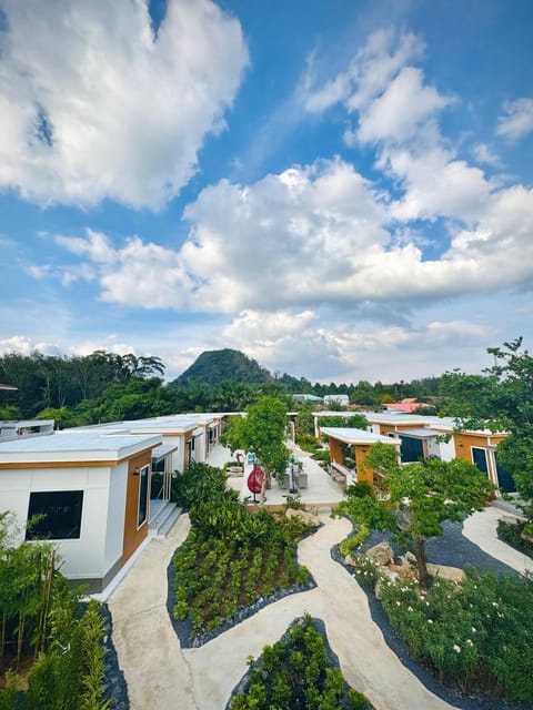 Property building, Garden view