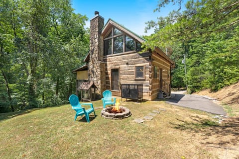 Property building, fireplace