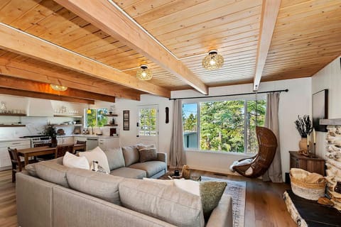 Kitchen or kitchenette, Living room, Seating area, Dining area, Communal kitchen, kitchen