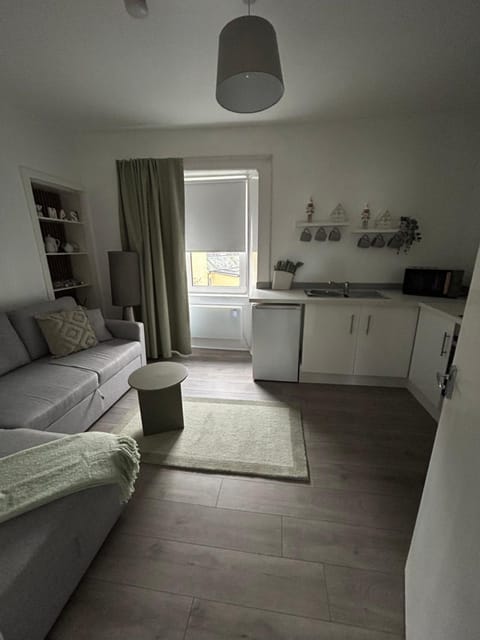 Bed, Kitchen or kitchenette, Living room