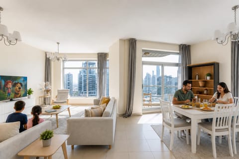 Living room, Dining area, Family