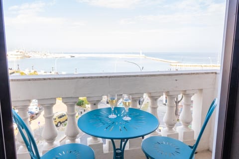 View (from property/room), Balcony/Terrace, City view, City view, Sea view, Sea view