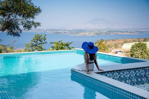 View (from property/room), Lake view, Swimming pool