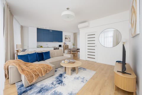 TV and multimedia, Kitchen or kitchenette, Living room, Photo of the whole room, Seating area
