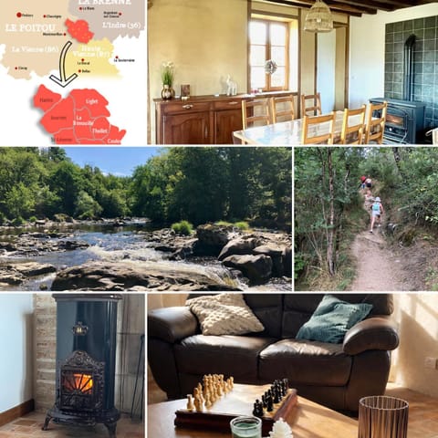 Natural landscape, Game Room, Living room, Dining area, Hiking, fireplace