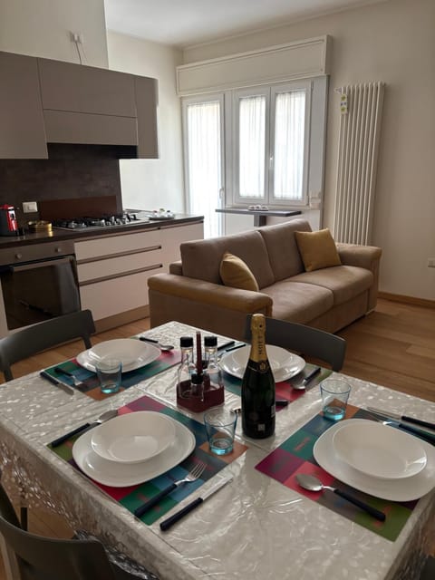 Living room, kitchen