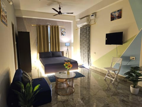 Living room, air conditioner