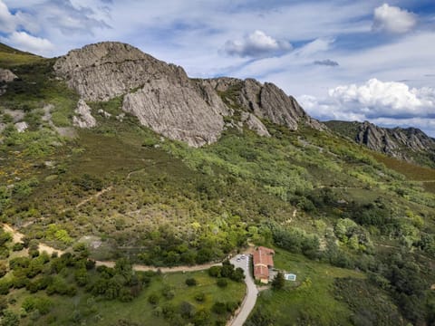 Spring, Natural landscape, Bird's eye view, Mountain view