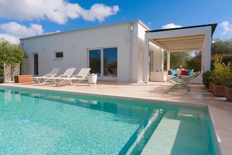Property building, Living room, Swimming pool