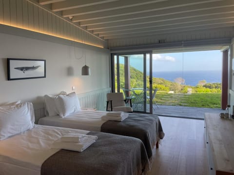 Bed, Natural landscape, Bedroom, Mountain view, towels