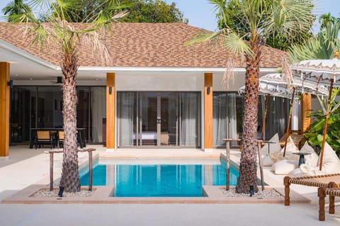 Property building, Patio, Pool view, Swimming pool