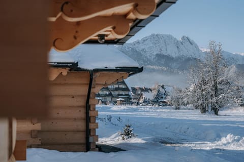 Property building, Natural landscape, Mountain view
