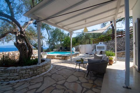 Patio, Sea view, Swimming pool