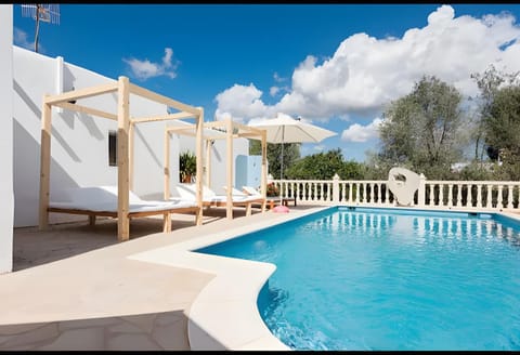 Property building, Living room, Swimming pool