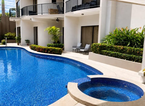 Property building, Day, Pool view, Swimming pool, Time of day, Inner courtyard view