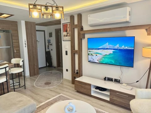 Living room, air conditioner