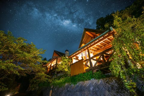 Property building, Night, Natural landscape